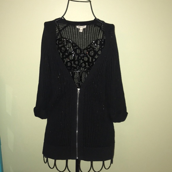 Urban Outfitters Sweaters - UO x Silence + Noise Midi Sleeve Zipper Cardigan